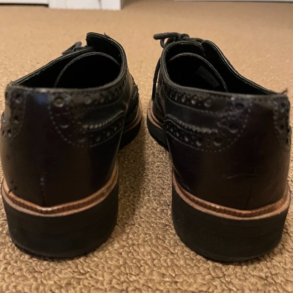 Roots Leather Brogue Oxford Shoes - Picture 5 of 6